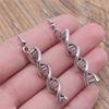 40 Styles Hotsale Women Earring Vintage Airplane Rocket Question Mark Tower Pin Scissors DNA Simple Cool Jewelry Handmade Gift
