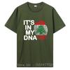 Funny It's In My DNA Lebanon Flag Lebanese T Shirts Graphic Cotton Streetwear Short Sleeve Birthday Gifts Summer Style T-shirt