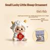 Cute Lucky Sheep Figurines 2027 Year Of Goat Decor Resin Adorable Design Home Desktop Ornament New Year Gift
