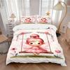 3pcs Fairy Swing Bedding Set Soft Polyester Down Comforter Cover and Pillowcases,Home Decoration All Seasons(No Insert) S0819092