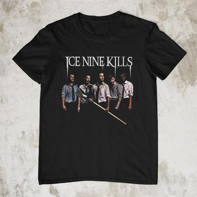 NEUES Ice Nine Kills Band Kurzarm Schwarz Alle Größen T-Shirt AC1317 Unisex T-Shirt