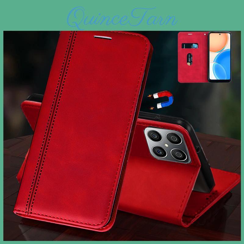 Honor X8 Phone Case For 2022 Leather Wallet Flip Book Cover For Huawei Honor X8 Honorx8 Phone Cover Tfylx1 Tfylx2 Tfylx3 Shockproof Cases Fundas