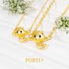 Porti 24k Gold 1.875g Snake Ribbon Chain Bracelet