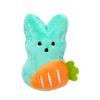 Holding Carrot Easter Rabbit Plush Toys Soft Cute Animal Doll Easter Bunny Plush Doll  Easter