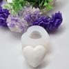 Silikonová forma na svíčku 3D Heart Sojový vosk Esenciální olej Aromaterapeutická svíčka Materiál Vosk Formy na mýdlo pro domácí výrobu Dárky