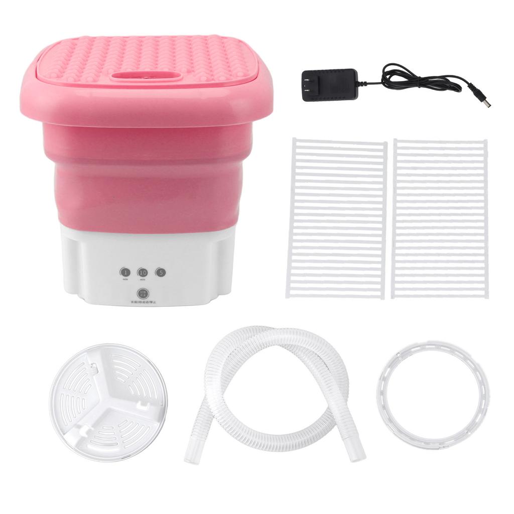 Portable Mini Washing Machine Folding Underwear Socks Washer for Homes Travel Camping 100‑240V