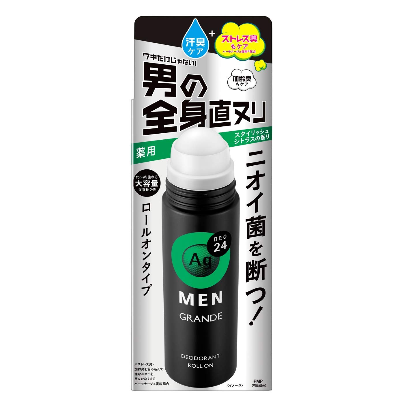 

AG Deo 24 Men Deodorant Grande Stylish Citrus 120ml Men s Roll-On (Quasi-drug)