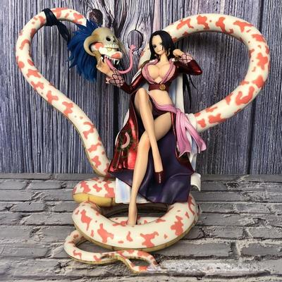 One Piece GK POP Yılan Prenses Boa Hancock Anime Aksiyon Figürü Modeli 21cm PVC Heykel Koleksiyonu Oyuncak Masaüstü Dekorasyonu Figma