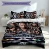 3pcs Custom Name Fast and Furious Set,Includes 1 Duvet Cover and 2 Pillowcases,All-season Bedroom Decor