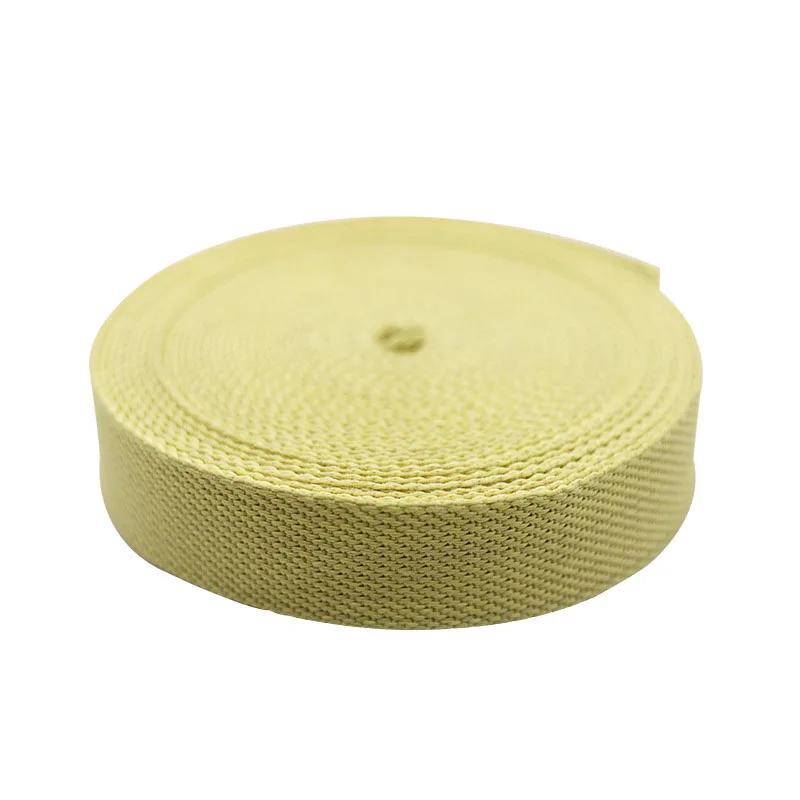 Kevlar High Strength Wear-resistant Safety Belt Bag Strap Fire Retardant Fireproof Webbing Industrial Aramid Ribbon 10meters