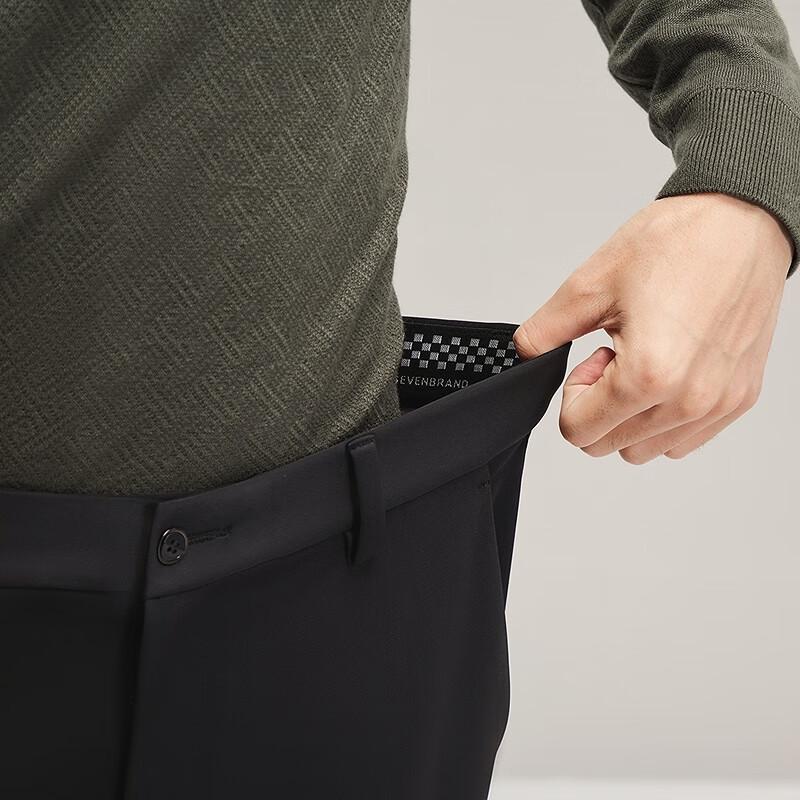 Septwolves Men's Far Infrared Thermal Straight-Leg Trousers