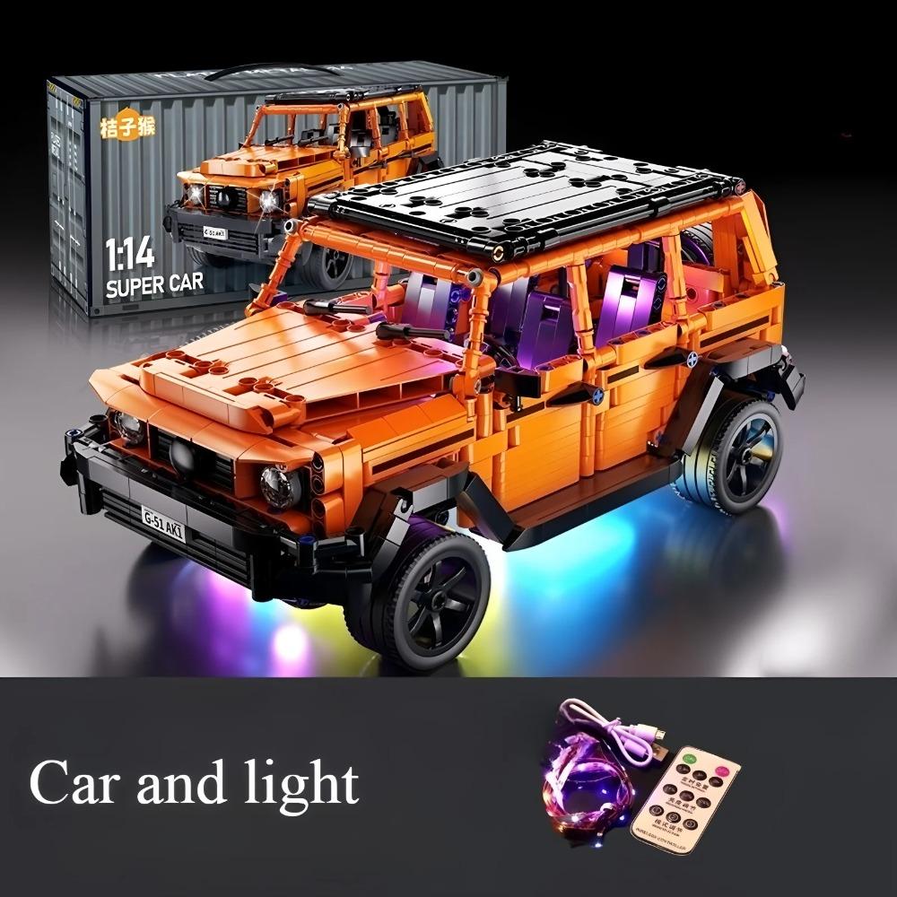 Technical racing car model building block Technology 1:14 DIY Supercar building block puzzle toys Children and Adults DIY gifts