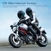 Motorcycle Helmet Intercom Headset Stereo Bluetooth Hands Free Call IPX67 Waterproof Tri-Color Ambient Light 1000H Long Standby