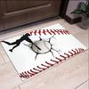Baseball Printed Carpet,Rug,for Office Chair Living Room Bedroom Kitchen Room Decor Gifts.