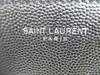 Portafoglio compatto bifold in pelle nera Saint Laurent Paris YSL autentico #9784 ricondizionato