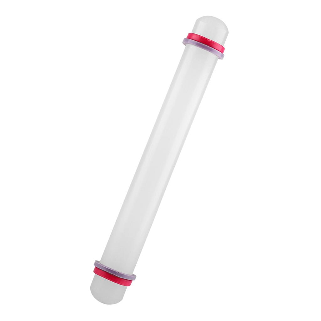 Plastic,Rolling Pin, Non Stick Kitchen Tool with Adaptable   circles for Fondant Cake, Pastry,