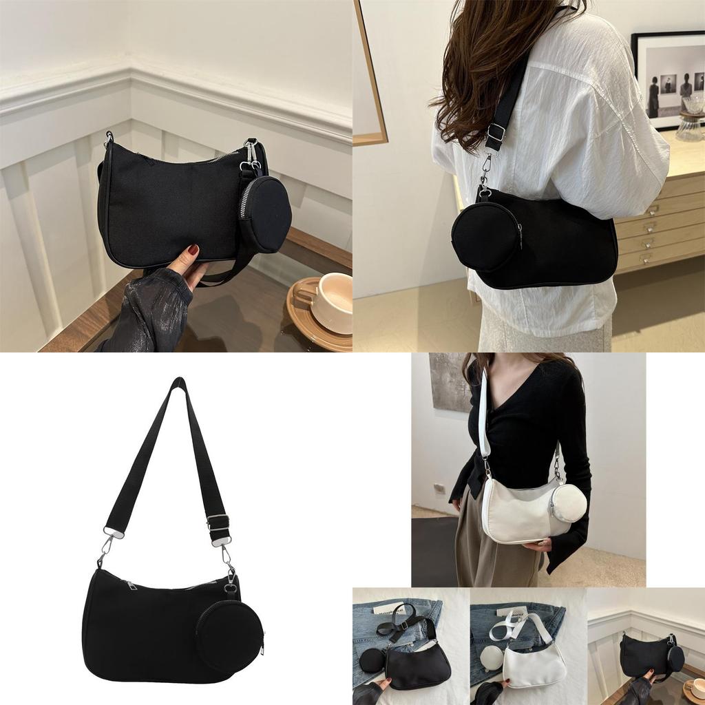 2024 New High-style Fashionable Lightweight Luxury Unique Shoulder Bag In Black And White