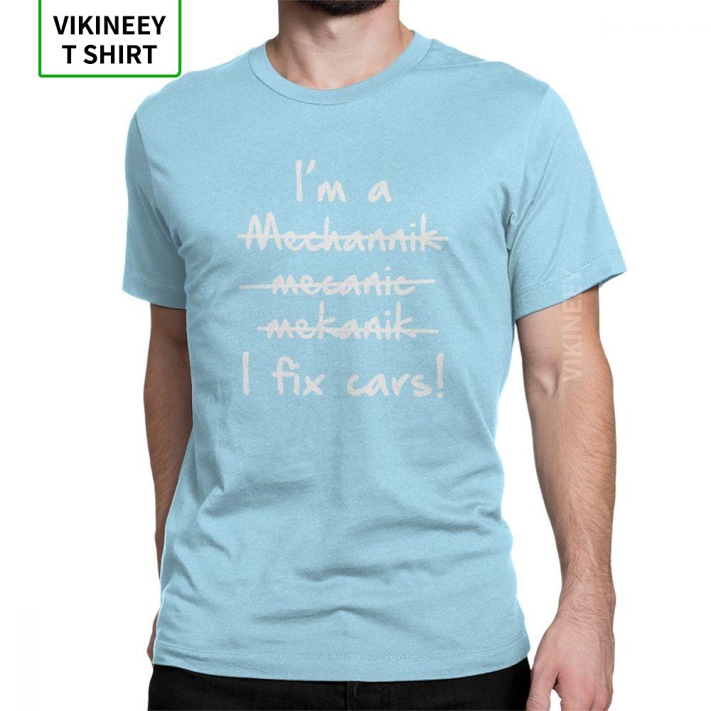 

Mens Im A Mechanic I Fix Car T Shirts Car Fix Engineer 100 Cotton Clothes Slim Fit Short Sleeve Tee Shirt Printed TShirt 4XL
