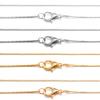 6pcs/lot 41cm Metal Copper Link Chain With Alloy Lobster Clasp for DIY Jewelry Making Handmade Necklace Accessories Wholesale