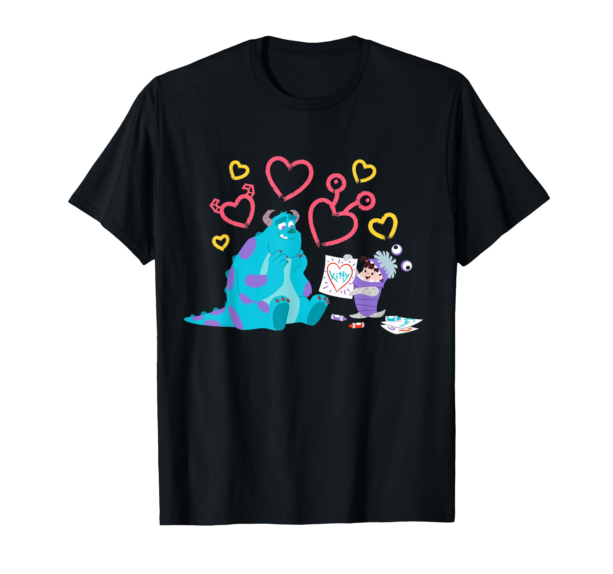 

Disney and Sally Boo Kitty Heart Pixar s Monsters, Inc. T-shirt