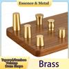 4PCS Brass Furniture Support Feet Metal Replacement Feet Small Tray Feet Suitable for Armchairs Chairs Stools Home Accessories