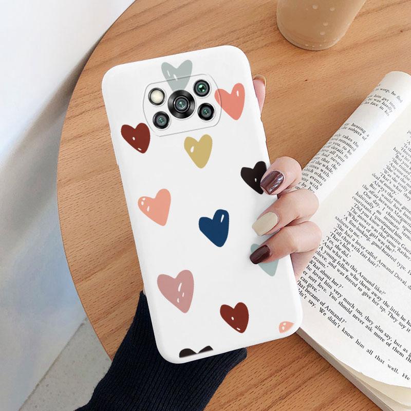 For Poco X3 Pro PocoX3 NFC Cover Cute Flower Phone Case For Xiaomi Poco X3 X 3 Fashion Dinosaur Silicone Bumper Soft TPU Coque