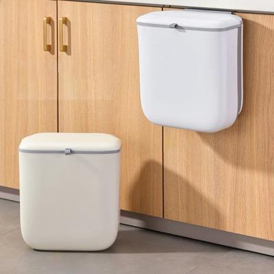 Závěsné odpadkové koše Kuchyňský odpadkový koš na potraviny s víkem Skládací nástěnné odpadkové koše Velkokapacitní organizér