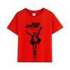 Kids Michael Jackson Rock N Roll T-Shirt Children's Fashion Crew Neck Top Summer Casual Clothes for Baby Boys And Girls