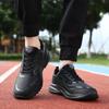 PU Leather Running Shoes Men's Casual Sneakers Fitness Trainers Waterproof Sports Shoes Soft Sole Sneakers