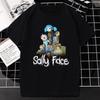 Game Sally Face Mask TShirt Unique Gothic Style Short-sleev Tee Fashion Hip-hop Streetwear Women Men Oversized T-Shirt Camisetas