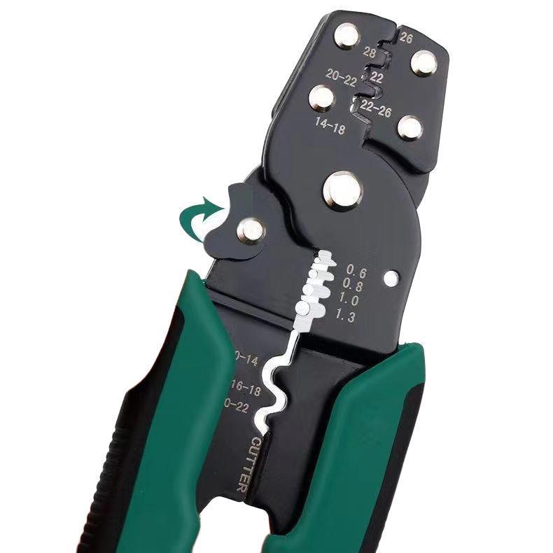 Multifunctional Electrician's Pliers: Crimping, Wire Stripping, and Terminal Pressing Tool