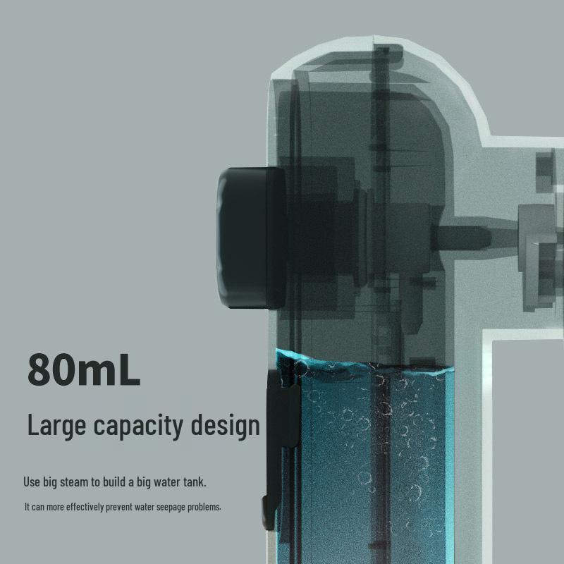 Compact Handheld Electric Garment Steamer & Iron for Dry/Wet Use in Dorms and Homes