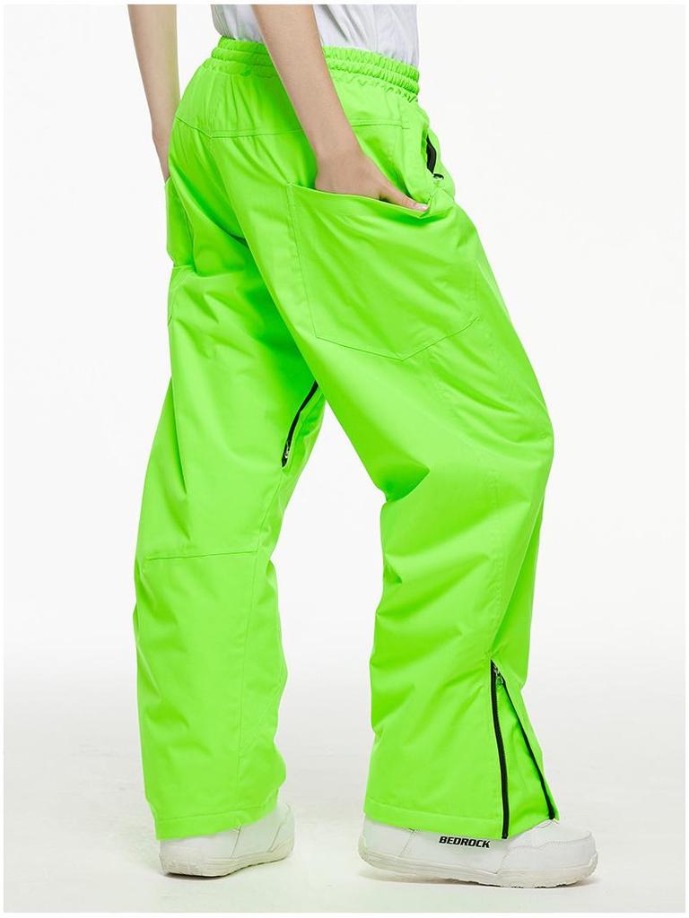 Unisex Waterproof Winter Ski Pants - Warm, Thick, Loose Fit