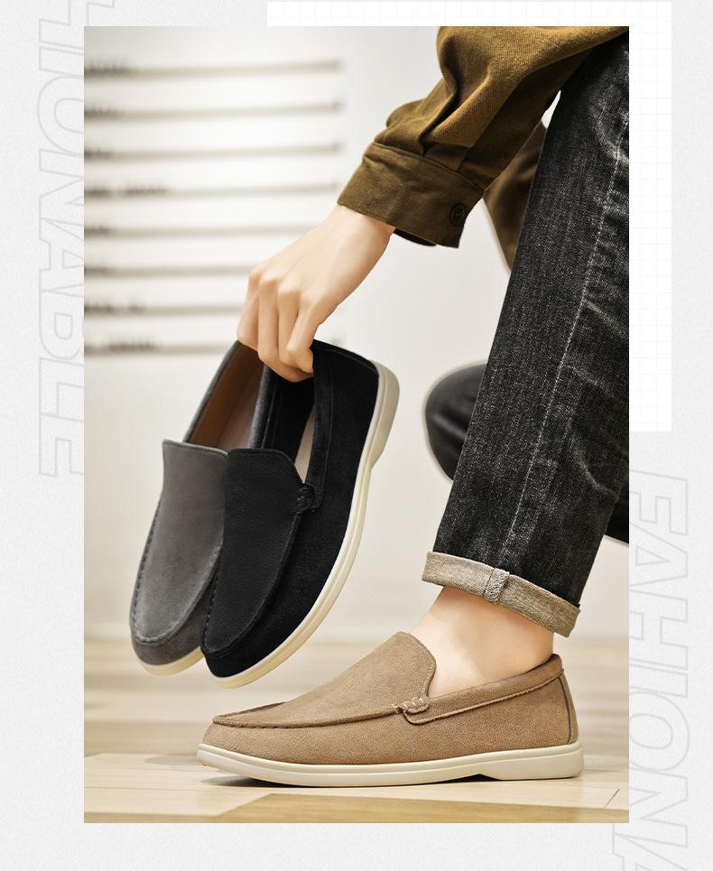Spring 2026 Men's Versatile Casual Loafers - Stylish Driving Moccasins for Young Men
