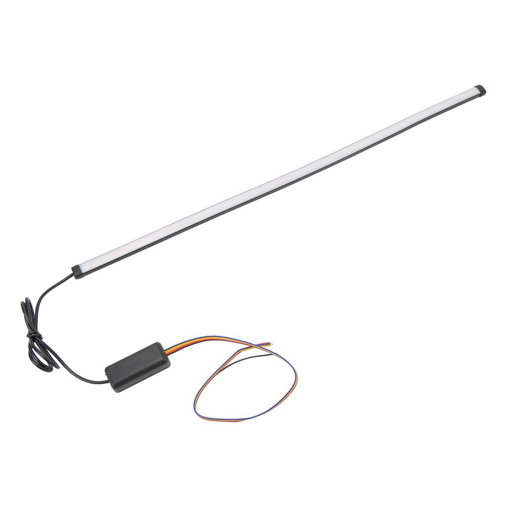 Barre de feux de position arrière et de freinage 12V, lumière de signalisation séquentielle ambre et rouge pour voiture, moto, véhicule électrique