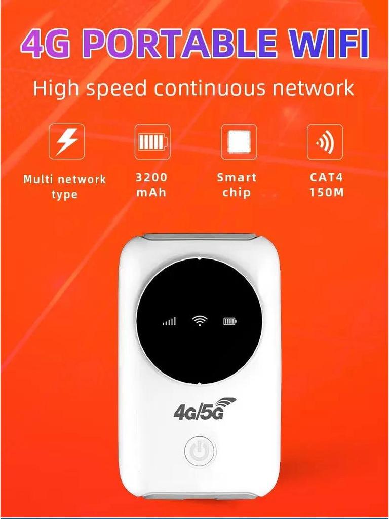 R603 Portable 4G WiFi Router with SIM Slot for Colombia, Chile, Mexico, South America