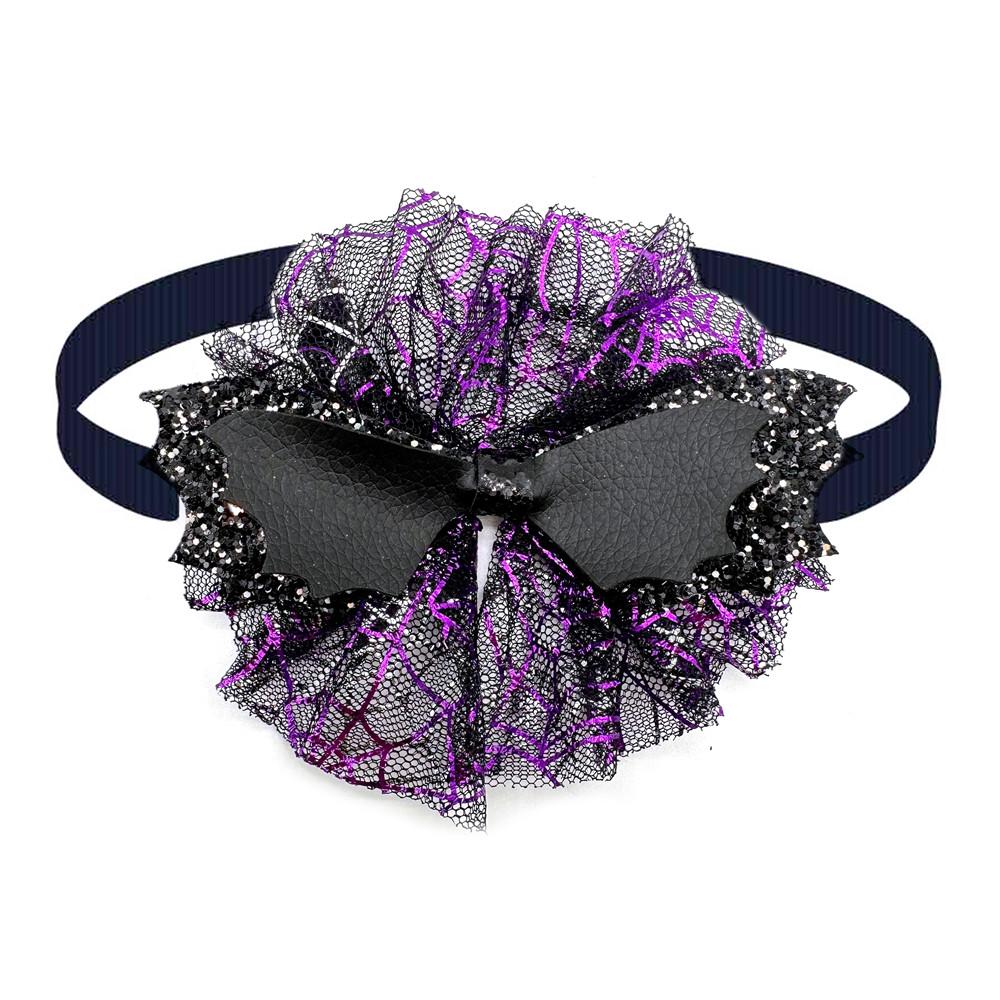 50PCS Halloween Pet Dog Cat Bowtie Pumpkin Bat Small Dog Cat Bow Tie for Dogs Halloween Holiday Dog Supplies for Small Dogs