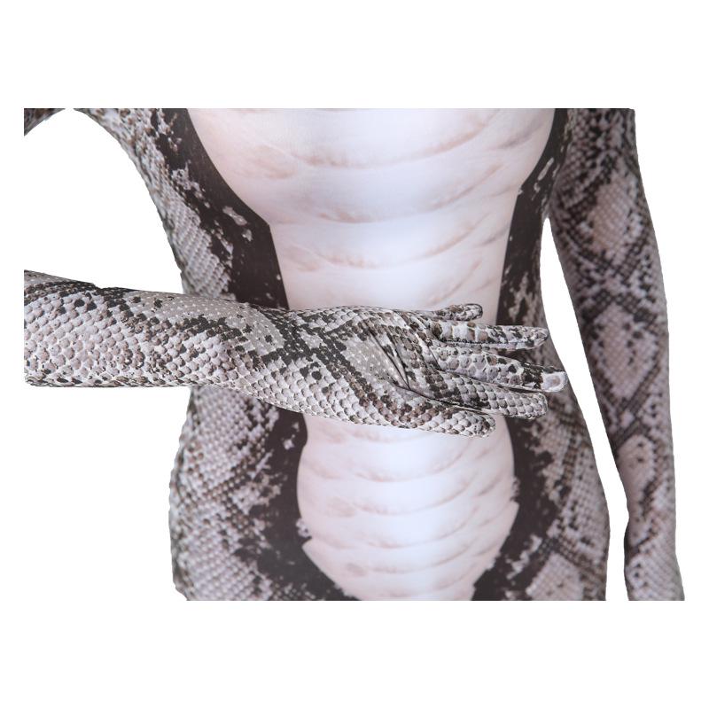 Hongbo Green Python Bodysuit: Animal Cosplay Series - Halloween Role-Playing Costume