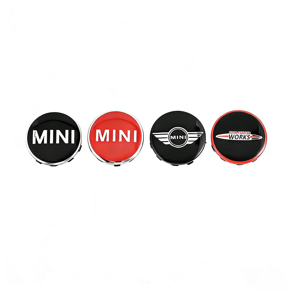 56mm/54mm 4szt. Nakładki na środek piasty koła samochodowego Odznaki Akcesoria Do MINI Cooper S Works JCW R55 R56 R50 R53 R60 R61 F54 F55 F56