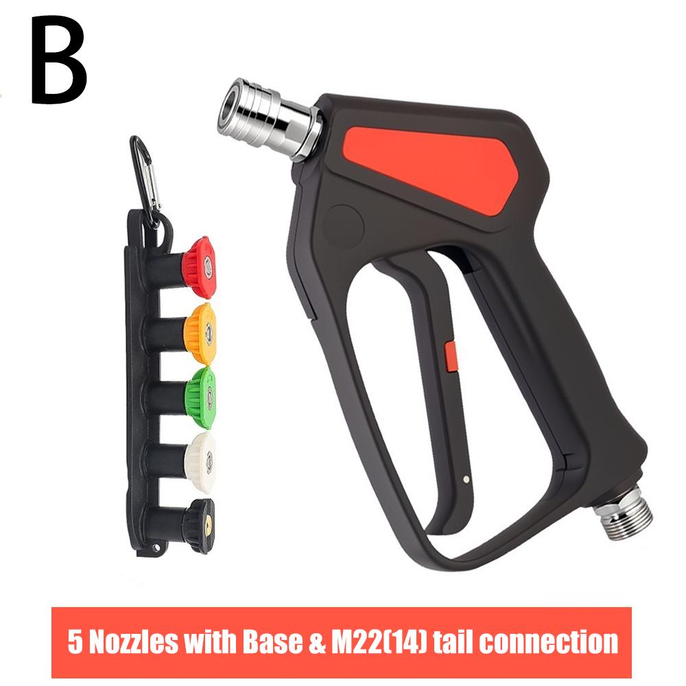 M22-14 Replacement High Pressure Short Washer Gun .Power Washer Trigger Spray Gun with 1/4" Quick Connector Max 280 Bar 4000 PSI