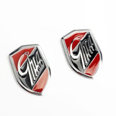 2 Pcs Car Sticker Emblems GHIA Side Shield Logo Marked Stickers For  Focus 2 3 4 Mondeo Fiesta Ecosport Kuga Edge