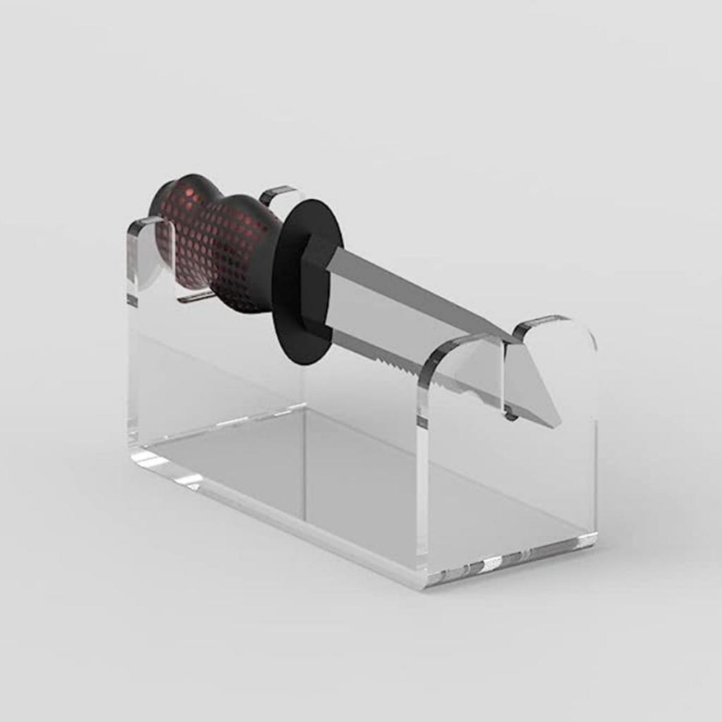 Ακρυλική Βάση Επίδειξης Μαχαιριών Διακοσμητική Θήκη Επίδειξης Σπαθιών Ράφι Αποθήκευσης για Ένα Μαχαίρι Επιτραπέζια Διακόσμηση Συλλογή