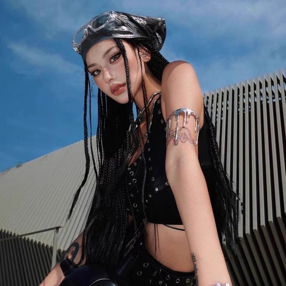 Hip Hop Y2k Print Turban Soft Punk Bandana Elegant Leopard Print Hair Scarf  Outdoor