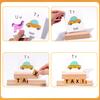 Wooden Spelling Word Games Toddler Montessori Toys Letter Learning Fine Motor Early Education Alphabet Puzzle Matching Game