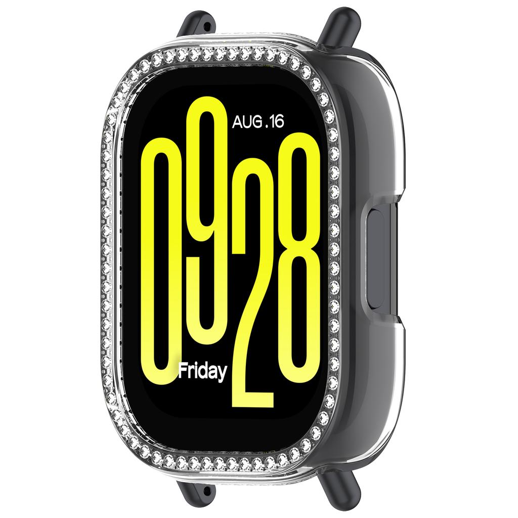 Diamentowa Obudowa Dla Xiaomi Redmi Watch 5 Active 5 Lite akcesoria Całościowa twarda ramka Bumper z PC osłona Redmi Watch5 Active