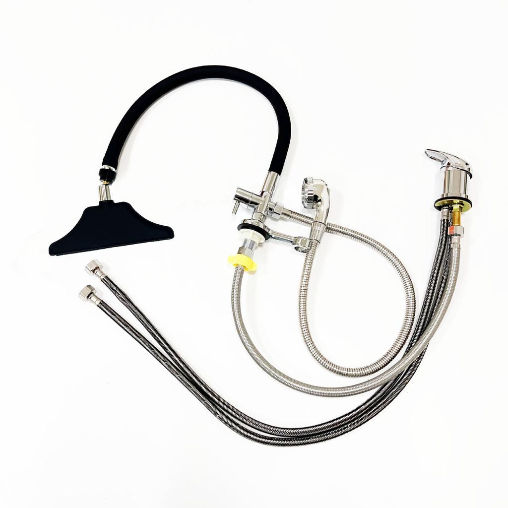 Waterfall Spa Shower Head for Shampoo Chairs Therapy Head with Water Circulation Massage System