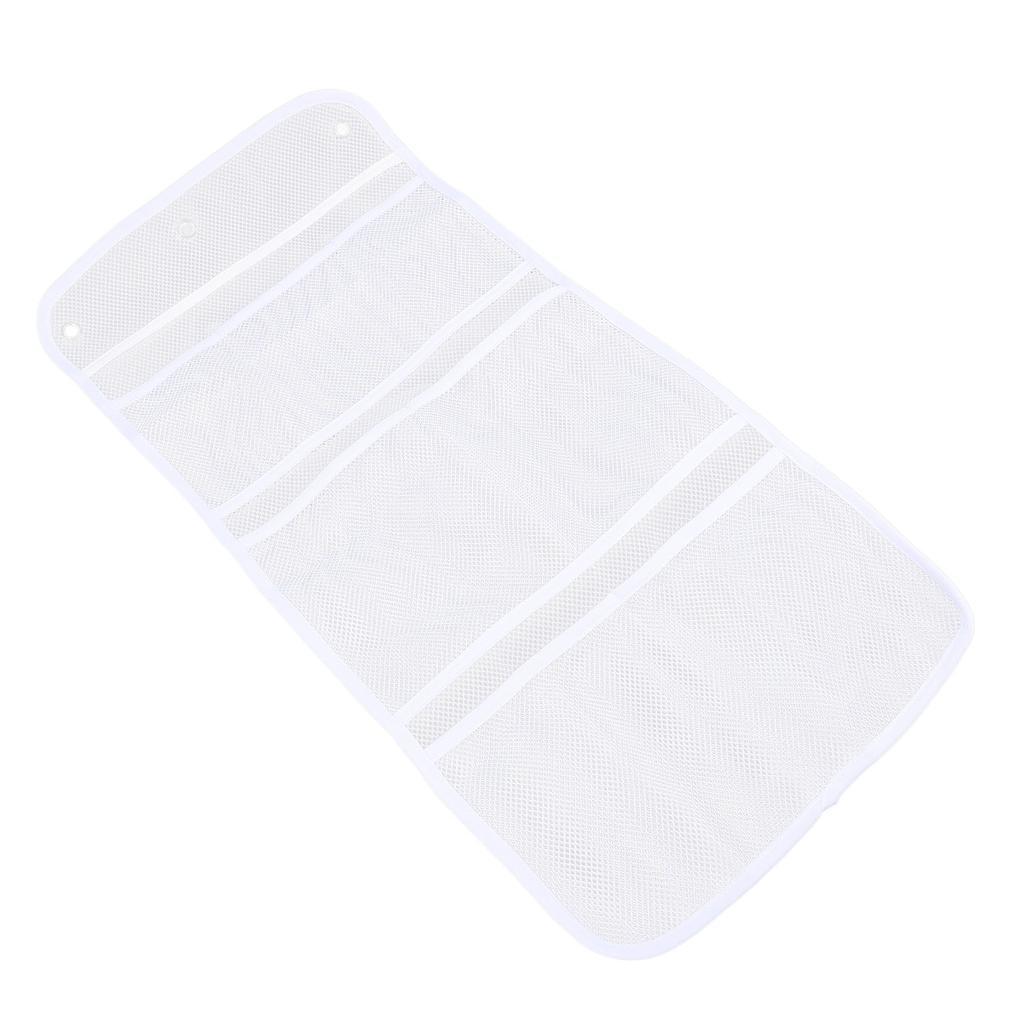 Shower Organizer Mesh Quick Drying Shower Caddy with 7 Pockets Easy Access for Body Soap Shampoo Con