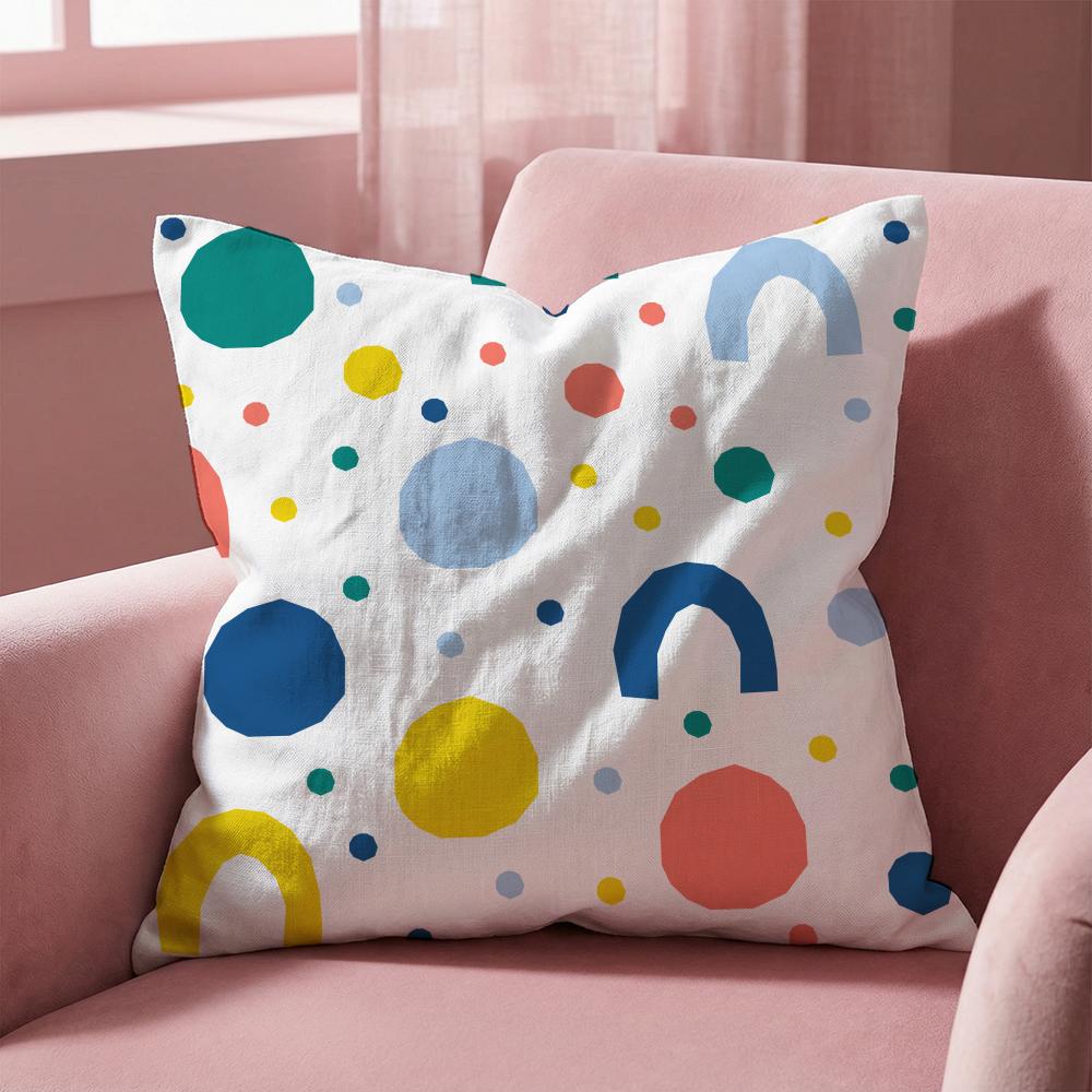 Nordic simple dots Cushion Cover Multi-Scene Pillow Cover for Home & Car - Reversible, Soft & Durable for Daily Use