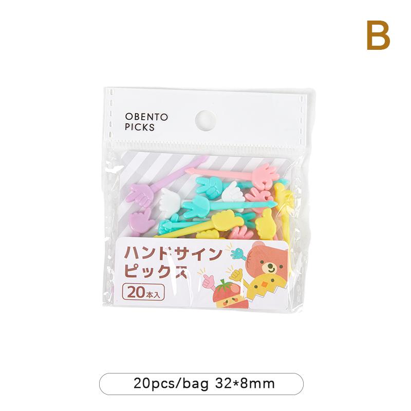 6-10pcs Mini Skewers Cute Cartoon Eyes Kawaii Lunch Bento Box Food Fruit Picks Fork Sticks Buffet Sandwich Toppers Party Decor