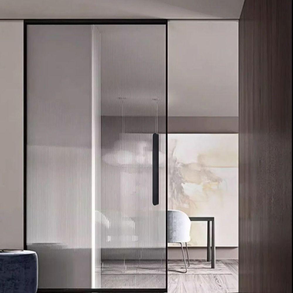 Self-adhesive Stick On Sliding Door Handles Aluminium Alloy Punch-free Cabinet Handles 7 Inch Multifunctional Adhesive Handles